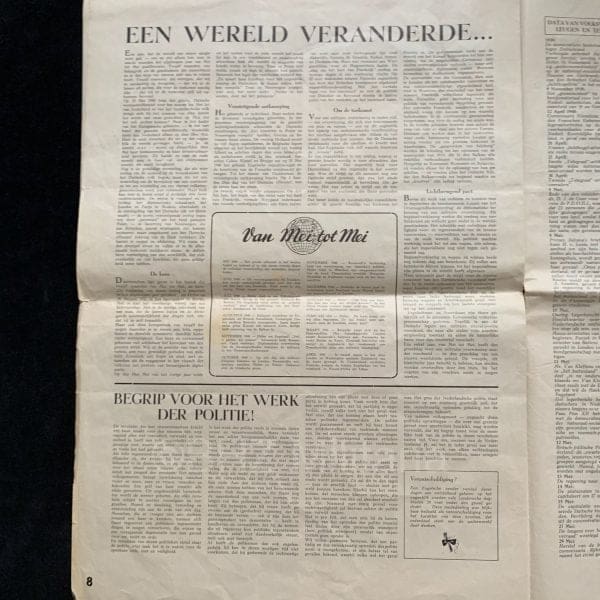 Storm (SS) - Blad der Nederlandsche SS - Eerste Jaargang Nummer 5 - 9 mei 1941