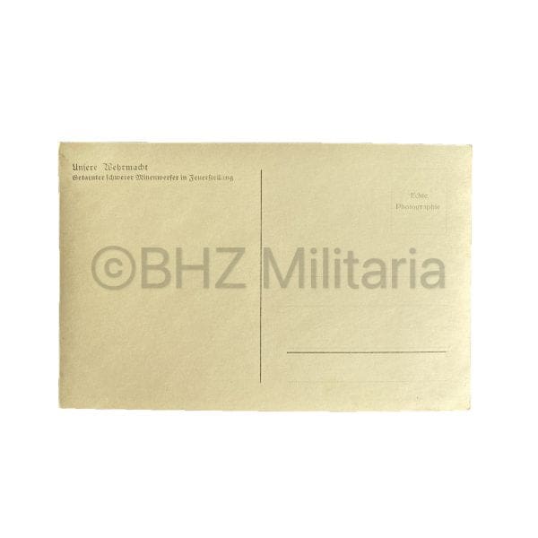Unsere Wehrmacht - Getarnte Minenwerfer in Feuerstellung