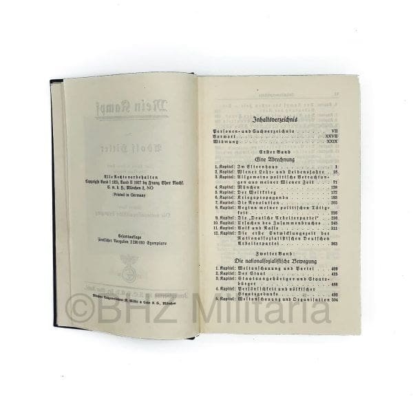 Mein Kampf 1936 met stempel NSDAP Kreis Frauenschaftsleitung uit Ludwigslust