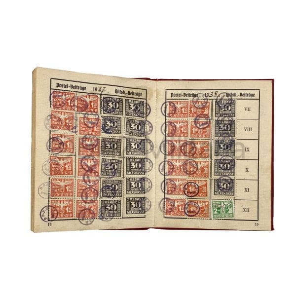 NSDAP Membership Booklet