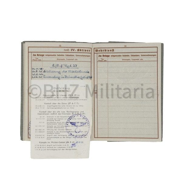 Papiergroep Duitse Wehrmacht Soldaat in Nederland