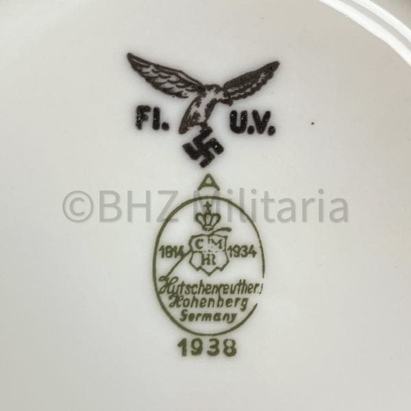 Fl.U.V. Kantinengeschirr Hutschenreuter Hohenberg Germany 1938