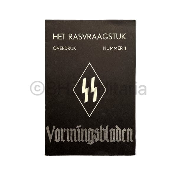 Vormingsbladen der Germaansche SS - Het Rasvraagstuk