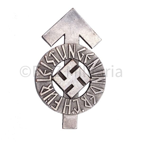 HJ Leistungsabzeichen Silver M1/34 - Karl Wurster - Markneukirchen