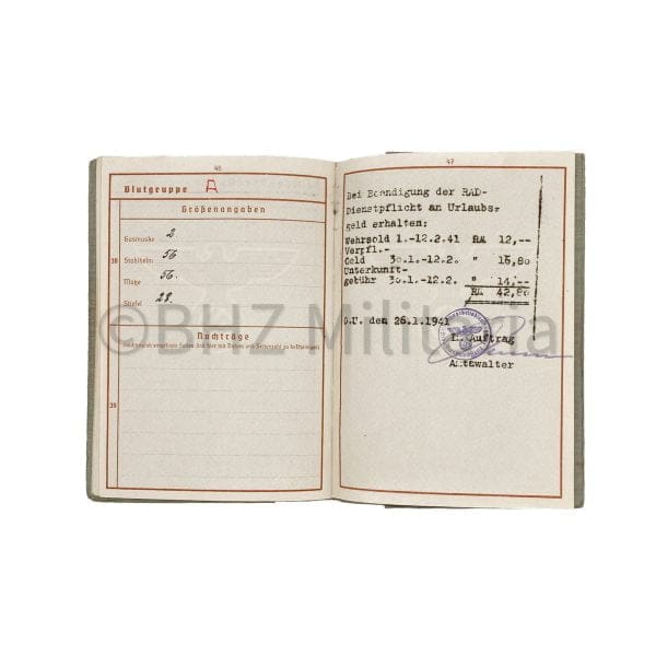 Wehrpass Obergefreiter - Monte Casino - Bastogne