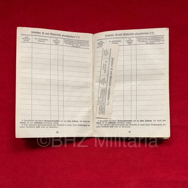 Soldbuch Kriegsmarine - Marine Flak Abteilung