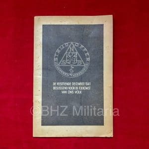 Strijd Offer - De Veertiende December 1941 Beslissend voor de Toekomst van Ons Volk.