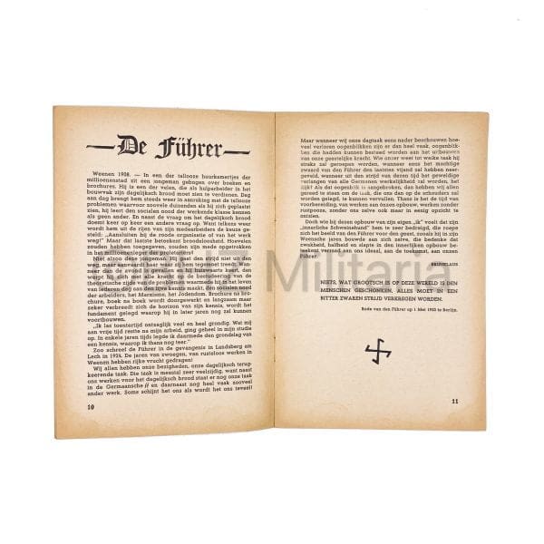 SS Vormingsbladen der Germaansche SS - Januari 1943 - 3e Jaargang Nr 1