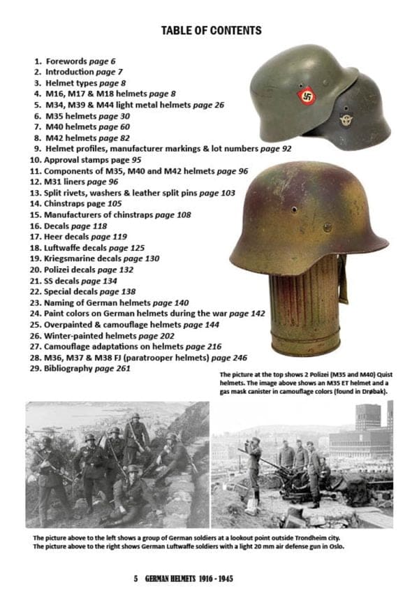 German Helmets 1916-1945 - Jan M. Meland