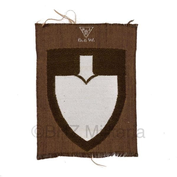 Reichsarbeitsdienst (RAD) mouwembleem veldeenheden
