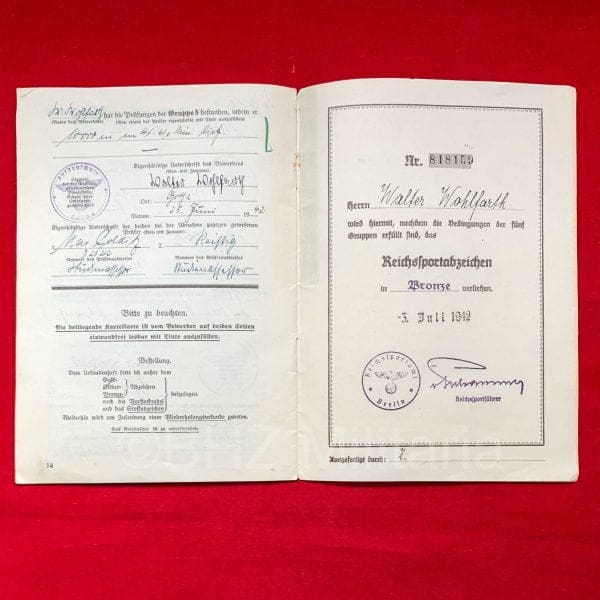 Reichssportabzeichen / Reichsjugendsportabzeichen