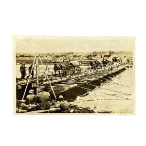 Unsere Wehrmacht - Flußübergang über eine Pontonbrücke