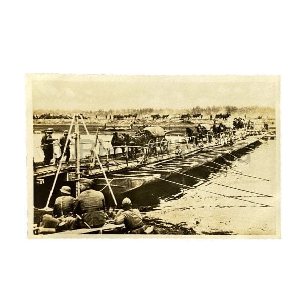 Unsere Wehrmacht - Flußübergang über eine Pontonbrücke