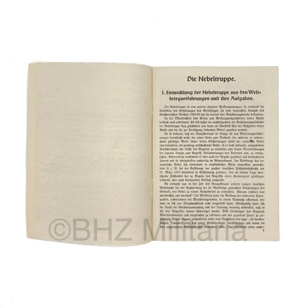 Waffenhefte des Heeres – Die Nebeltruppe