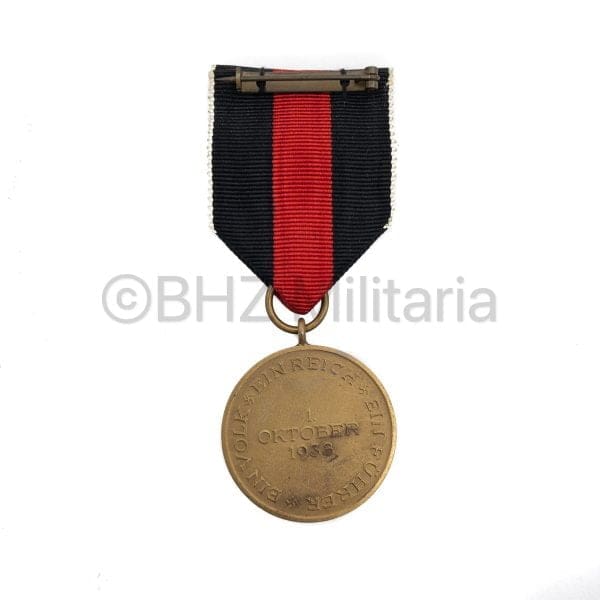 Medaille zur Erinnerung an den 1. Oktober 1938 Spange Prager Burg