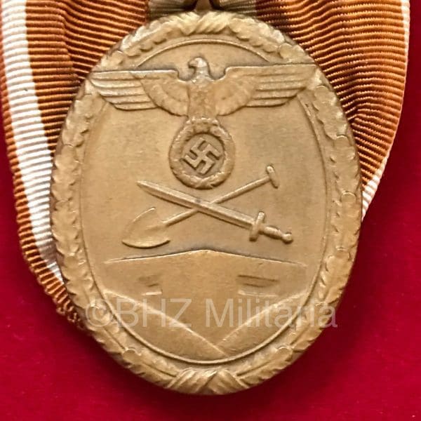 Schutzwall Medaille / Westwall Medaille Einzelspange