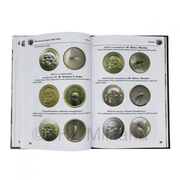 SS Metal Cap Insignia Book Andrew Reznik