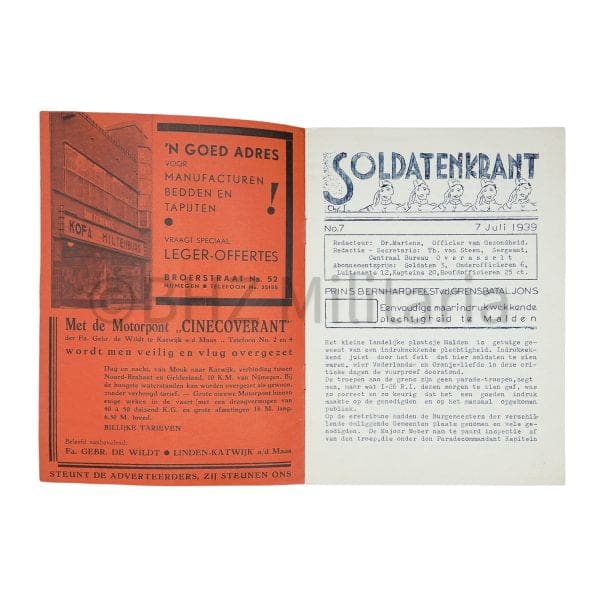 Soldatenkrant I-26-R-I - Wij Willen Holland Houwen