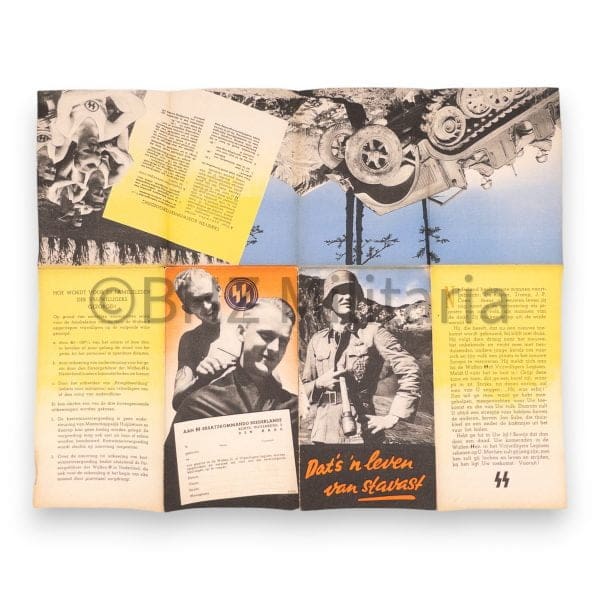 SS Wervingsbrochure “Dat’s ‘n Leven van Stavast”