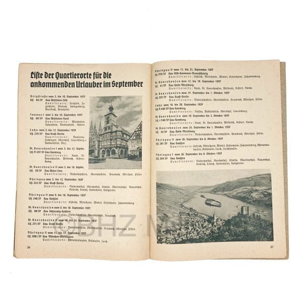 Kraft durch Freude (KdF) - Heft 9 - September 1937 - Gau Hessen-Nassau