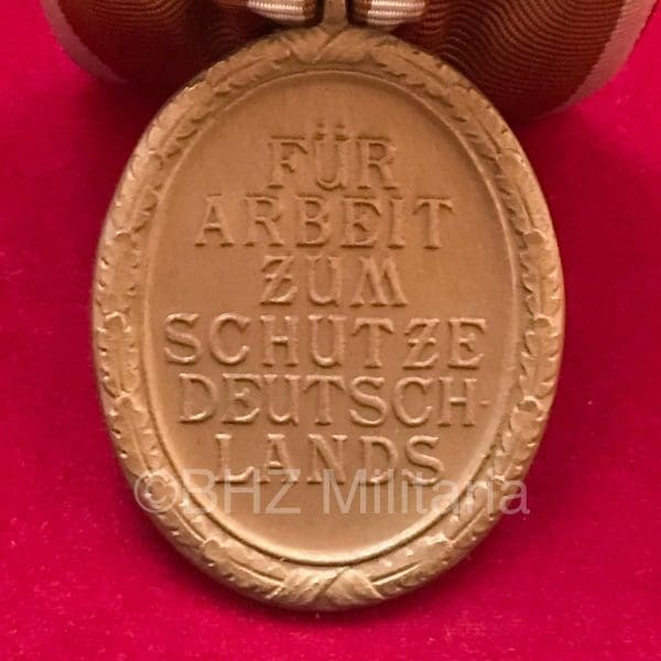 Schutzwall Medaille / Westwall Medaille Einzelspange