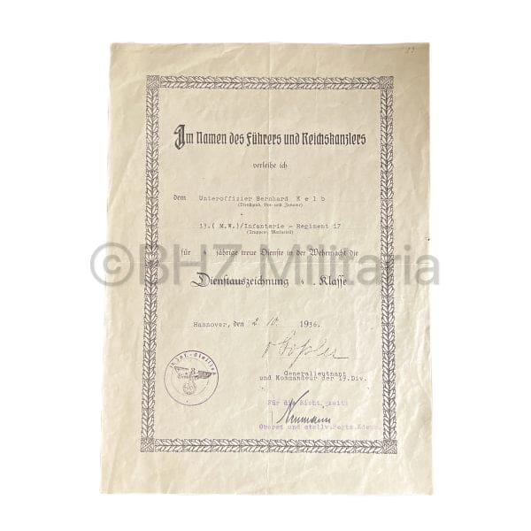 Documentengroep Stabsfeldwebel
