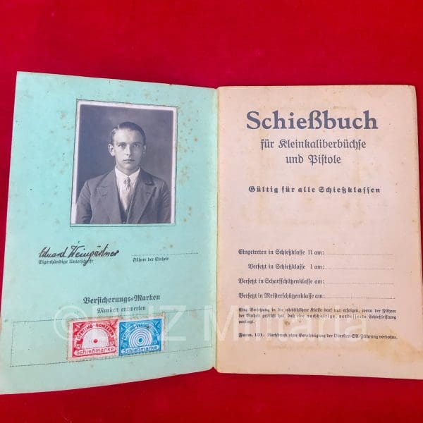 SA Sportabzeichen - Urkunde SA Sportabzeichen - SA Schießbuch