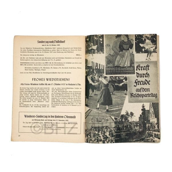 Kraft durch Freude (KdF) – Heft 10 – Oktober 1937 – Gau Hessen-Nassau