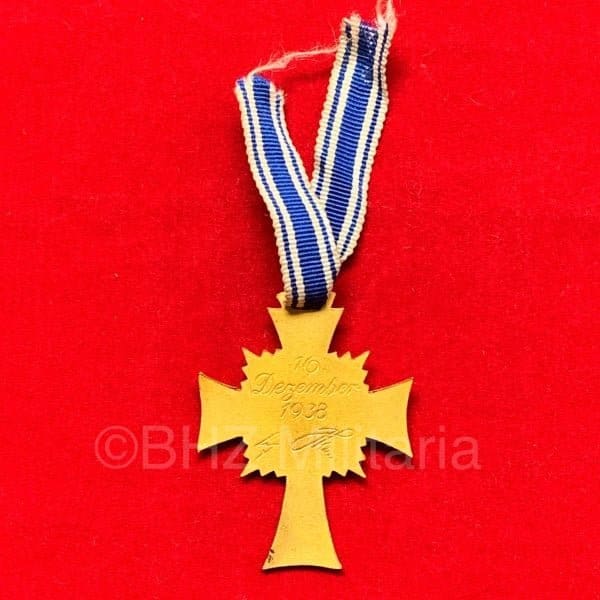 Moederkruis (Mutterkreuz) Goud
