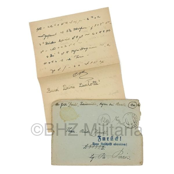 Feldpostbrieven Fallschirmjäger Schule 1944-1945 Feldpostnummer 60438
