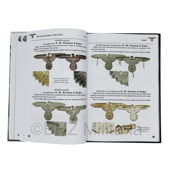 SS Metal Cap Insignia Book Andrew Reznik