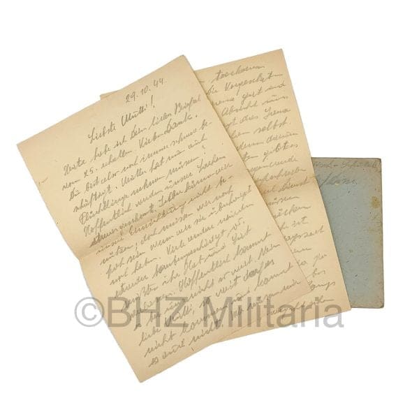 Feldpostbrieven Fallschirmjäger Schule 1944-1945 Feldpostnummer 60438