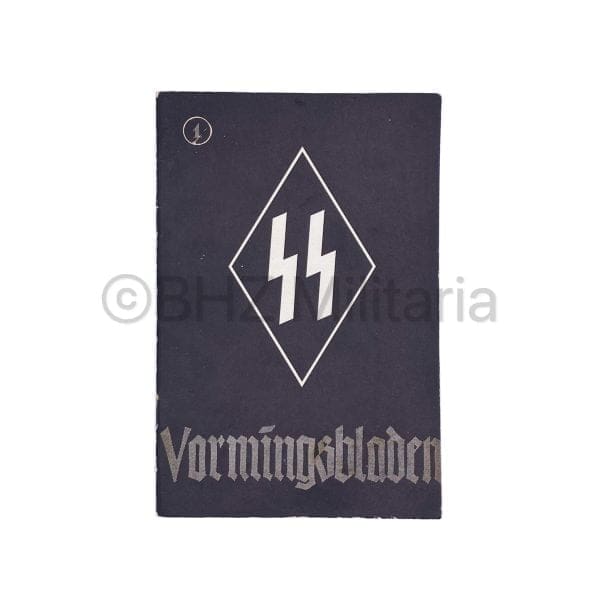 SS Vormingsbladen der Germaansche SS - Januari 1943 - 3e Jaargang Nr 1