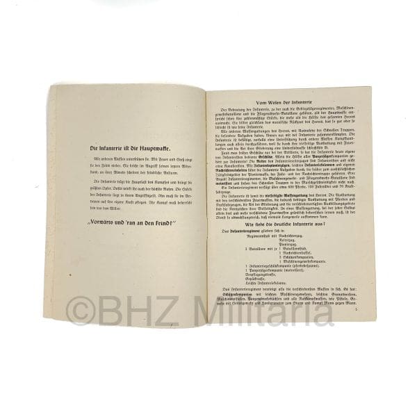 Waffenhefte des Heeres – Die Infanterie - No.1