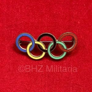 Bezoekersbadge Olympische Spelen 1936