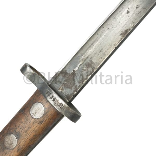 Hembrug Bajonet M95 met Leren Schede