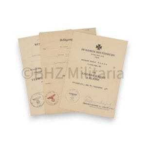 Documenten set IJzeren Kruis 2e Klasse