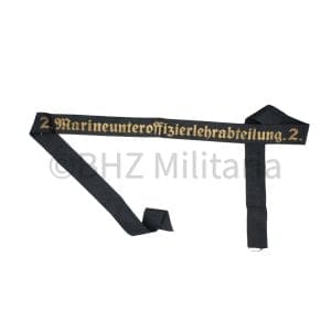 Kriegsmarine Mützenband 2. Marineunteroffizierlehrabteilung