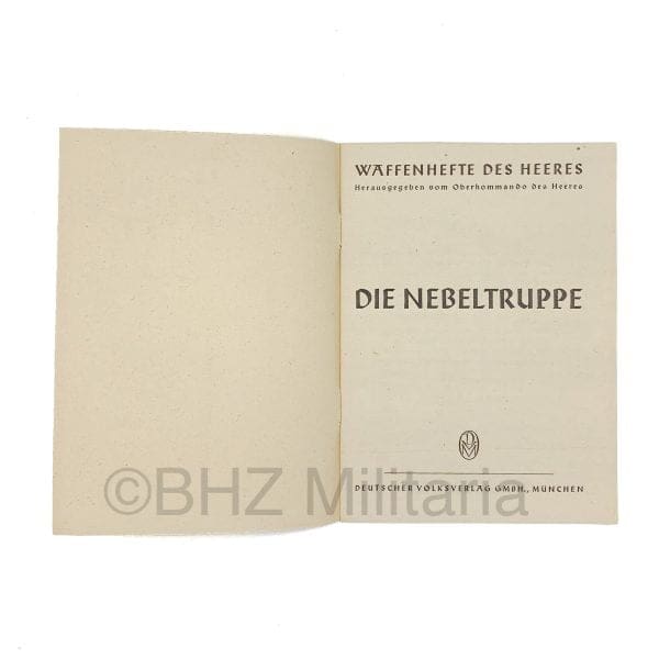 Waffenhefte des Heeres – Die Nebeltruppe