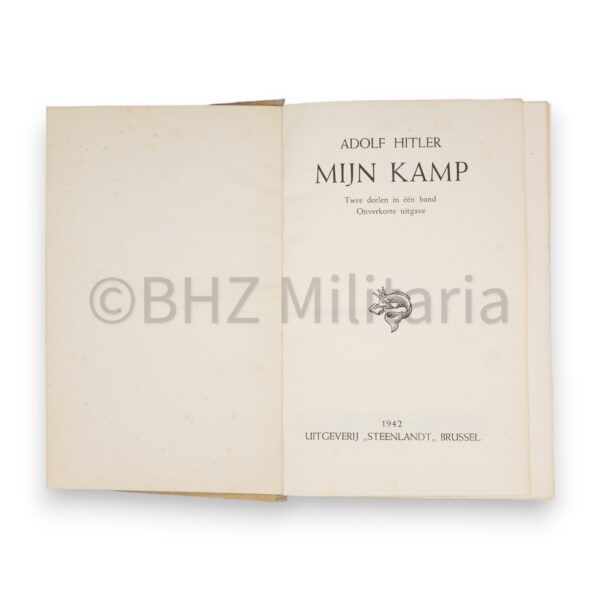 mijn kamp adolf hitler vlaamse editie 1942