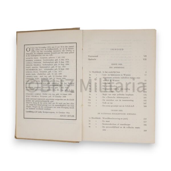 mijn kamp adolf hitler vlaamse editie 1942