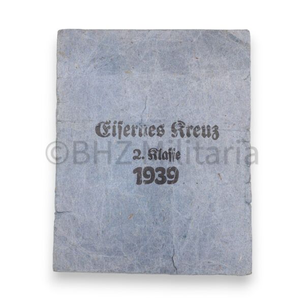 ijzeren kruis 2e klasse 1939 walter & henlein & verleihungstüte 5