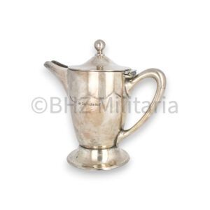 zilveren koffie/melkkannetje “der deutsche hof”