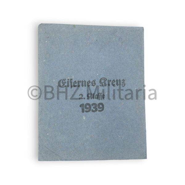 set ijzeren kruis 1939 2e klasse met documenten