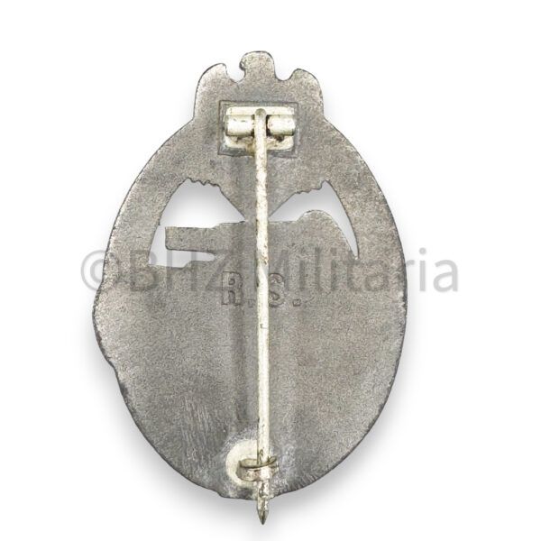 panzerkampfabzeichen in silber (r.s.)