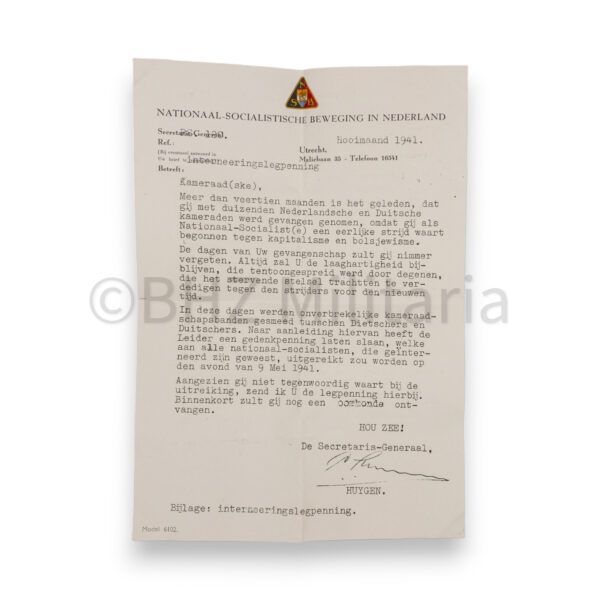 unieke set nsb "lotsverbondenheid" penning