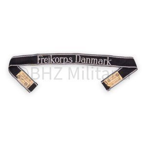 originele waffen ss armband freikorps danmark