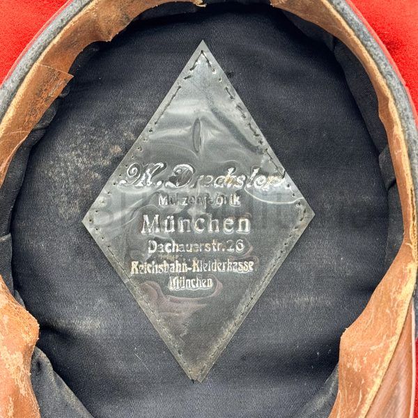 schirmmütze reichsbahn aufsicht/perronchef