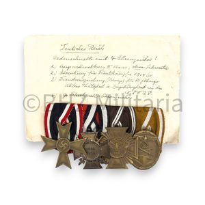ordenschnalle kvk, frontkämpfer, dienstausz nsdap en westwall