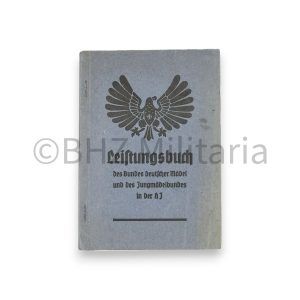 leistungsbuch des bundes deutscher mädel und des jungmädelbundes in der hj